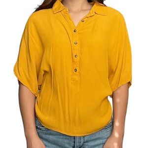 Mustard Yellow Blouse